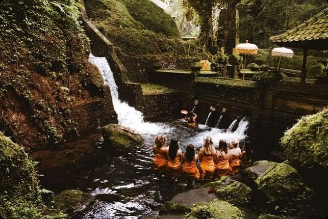A Day Retreat In Ubud - Taking part in the purification ritual