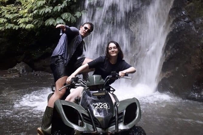 Adventure Amazing ATV Quad Bike with Waterfall include Lunch - From Nusa Dua beaches to Singapadu Kaler tracks