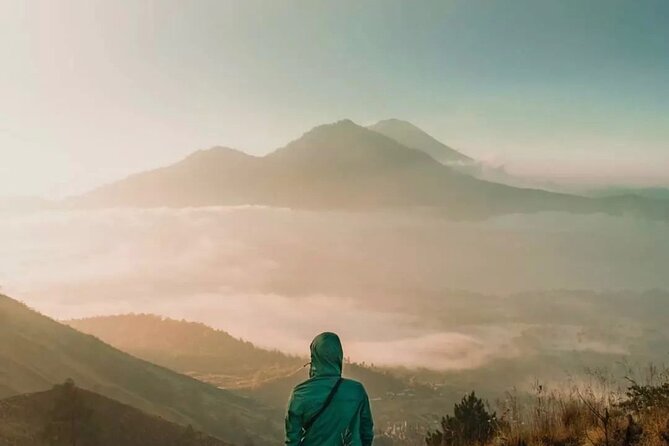 All Inclusive Mount Batur Sunrise Hike With Hotspring - Sunrise above Lake Batur and the caldera