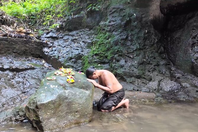 Atman Bali Journey water blessing - Finishing with nasi goreng and pepes ikan