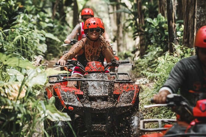 ATV Quad Bike Bali with Gorilla Cave & Lunch at Cretya Sunset - Rice fields, valleys, rivers, and mud