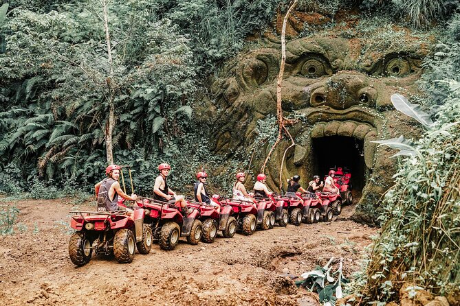 ATV Quad Bike Bali with Waterfall Gorilla Cave and Lunch - Key points at a glance