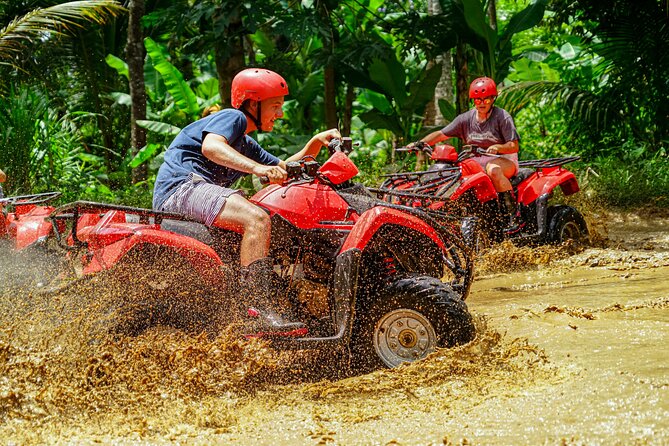 ATV Quad Bike Bali with Waterfall Gorilla Cave and Lunch - Single ATV or tandem ride