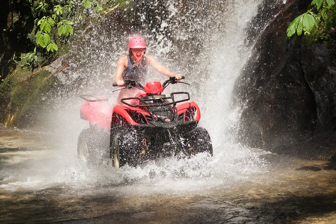 ATV Quad Bike Kuber Through Waterfall, Tunnel And Rice Field - What the $48 price really covers