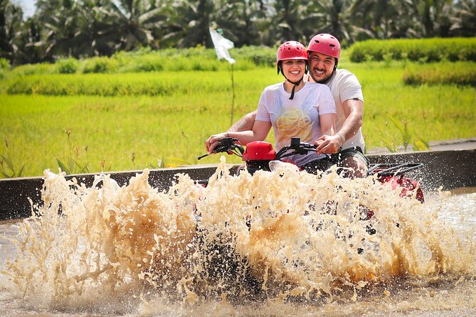 ATV Quad Bike Kuber Through Waterfall, Tunnel And Rice Field - Through the tunnel and into the countryside