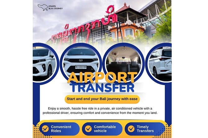 Bali Airport from or to Seminyak/Canggu/Sanur/NusaDua/Uluwatu - Booking details that prevent confusion