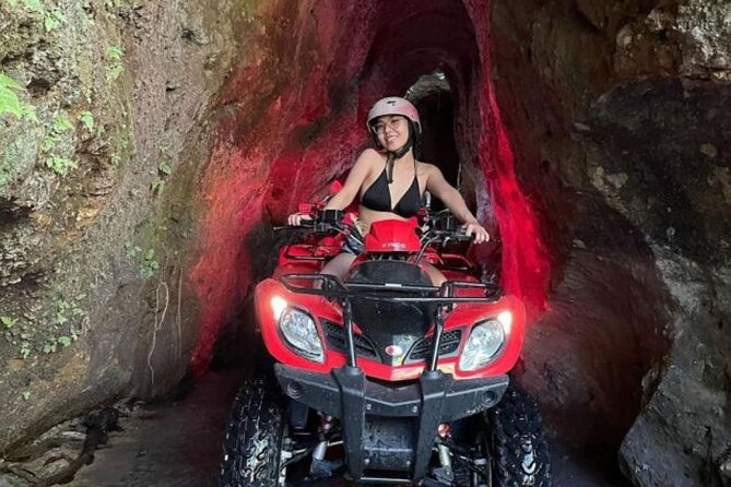 BALI ATV Kuber Through Historic Tunnel and Scenic Waterfalls - Jungle trails, rough ground, and waterfalls