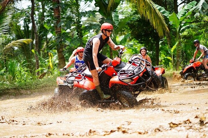 Bali ATV Quad Bike Adventure with Gorilla Cave Pass By Waterfall - The infinity pool makes a smart finish