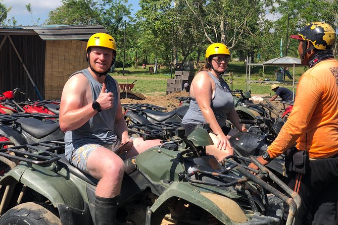 Bali Atv Quad Bike Through Tunnel and Waterfall - Safety briefing and choosing your quad bike