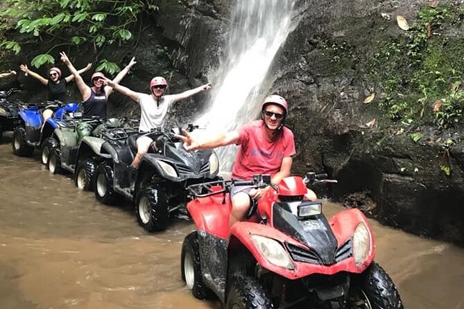 Bali ATV Quad Bike Through Tunnel, Waterfall, White Water Rafting - Solo or tandem ATV: choose carefully