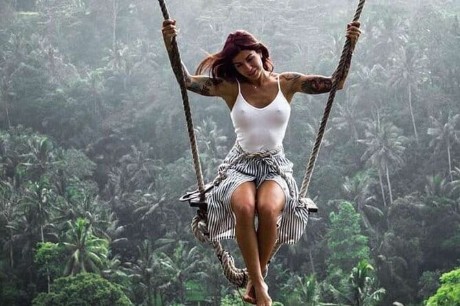 Bali ATV Quad Bike Ubud Swing & Monkey Forest All Inclusive - Tegalalang Swing is the photo stop