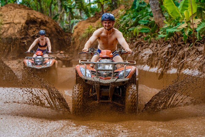Bali ATV Quadbike Through Gorilla Face Cave - Passing through Gorilla Face Cave