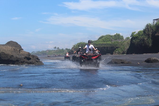 Bali ATV Ride In the beach black sand atv tour - The two-hour ride: exciting without becoming a marathon