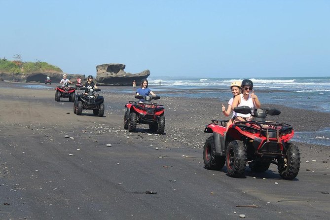 Bali ATV Ride In the beach sunset atv tour - The village route gives the ride a local feel