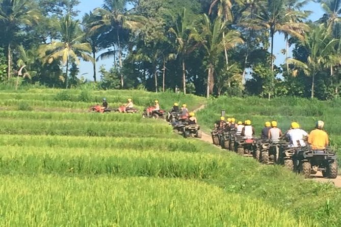 Bali ATV Ride Ubud Jungle Track - Leaving the meeting point at Bongkasa Pertiwi