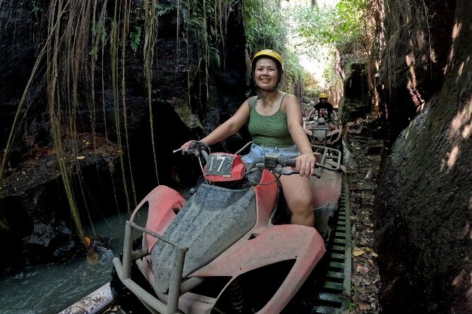 Bali ATV Ride Ubud Waterfall, Ricefield,River,Barong Cave, Lunch - The best part for groups and friends