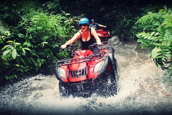 Bali ATV Ride Ubud Waterfall,RiceField,River,Kingkong-Temple cave - Pickup from Ubud, Kuta, Denpasar, and Nusa Dua
