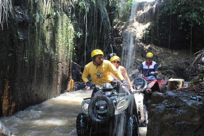 Bali Atv Riding through Cave and Waterfall - From Kuta to the ATV base in Singapadu