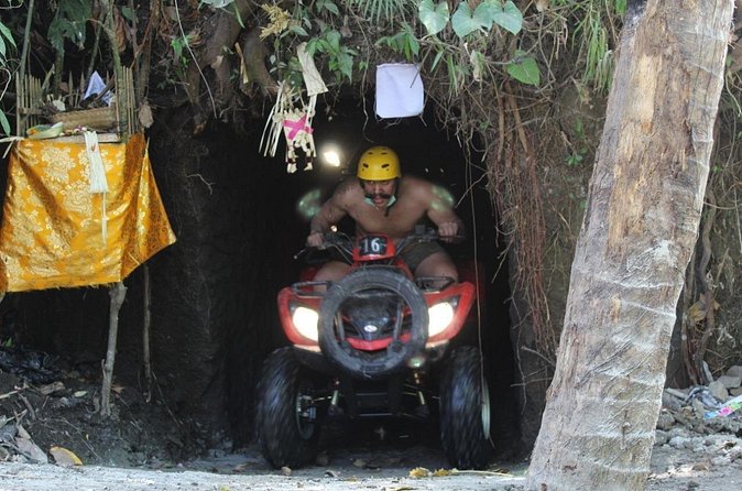 Bali Atv Riding through Cave and Waterfall - Jungle tracks, rivers, and the waterfall