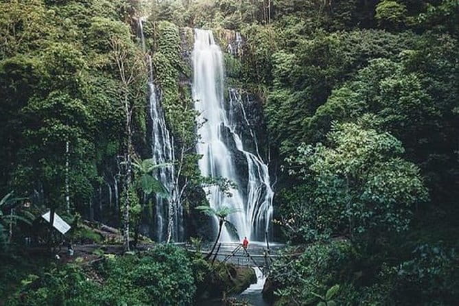 Bali: Bedugul Temple, Banyumala Waterfall, UNESCO Rice Terrace - Banyumala Twin Waterfalls and the swimming decision