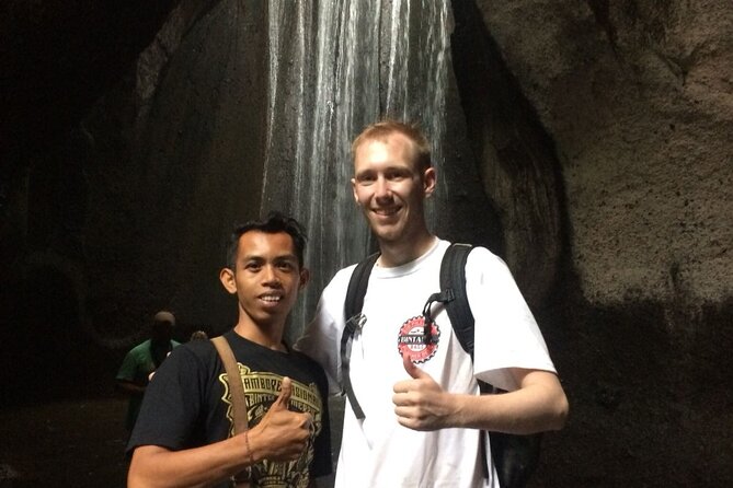 Bali best waterfall - Kanto Lampo and its broad rocky cascade