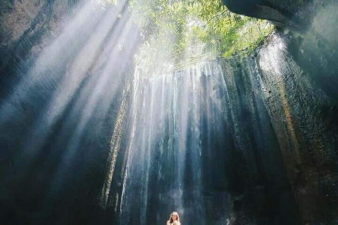 Bali best waterfall - Tukad Cepung and the light between the cliffs