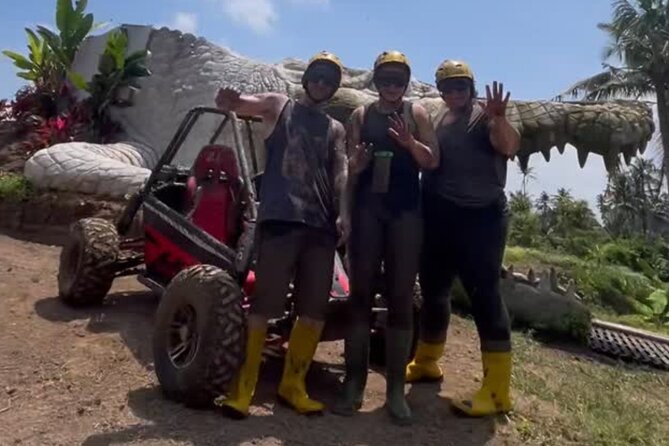 Bali Buggy UTV Adventure with Ubud River Rafting and Lunch - Water, rice paddies, and small waterfalls