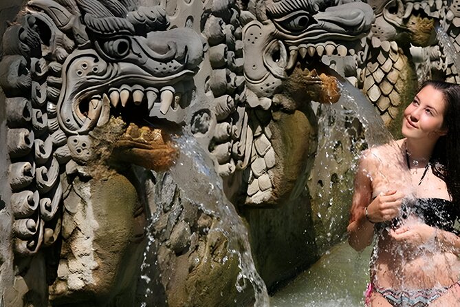 Bali Full-Day Hidden Hills, Twin Waterfalls and Hot Spring Tour - Banyumala Twin Waterfalls and the walk below