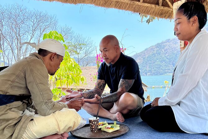 Bali Holy Water Purification and Palm Reading - A coffee break among tropical plantations