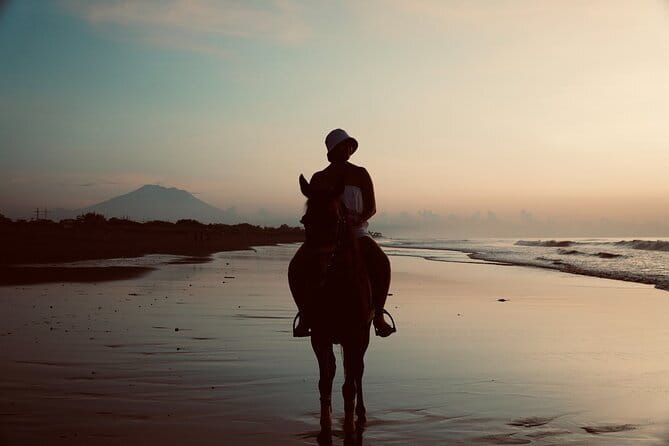 Bali Horse Riding Sanur Beach include Transport - Reaching Tangtu Beach and the black sand