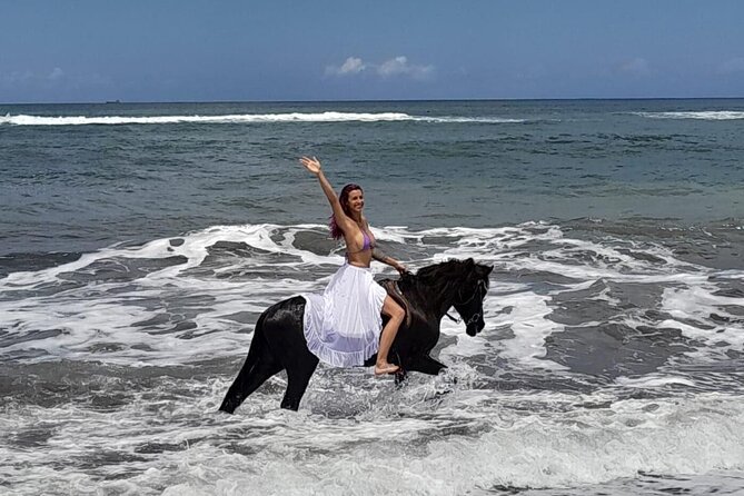 Bali Horse Riding Trot & Canter Saba Beach with Local Temple - Key points to know before booking