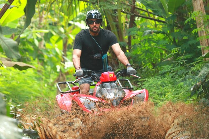 Bali Jungle ATV Quad Bike - Mudflats, puddles, and the river crossing