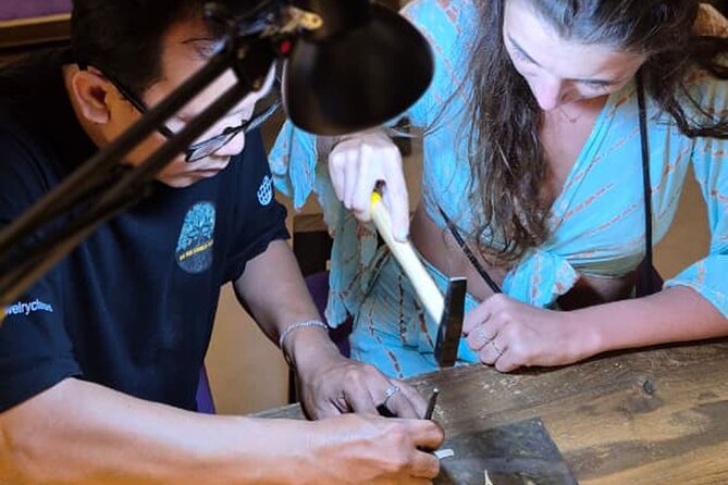 Bali Kuta Silver Jewelry Making Class & Take home your Creation - From flat silver to a finished piece