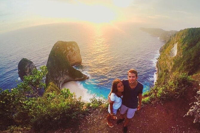 Bali-Nusa Penida. West Part. Private car. All-inclusive - Kelingking Beach is the headline view