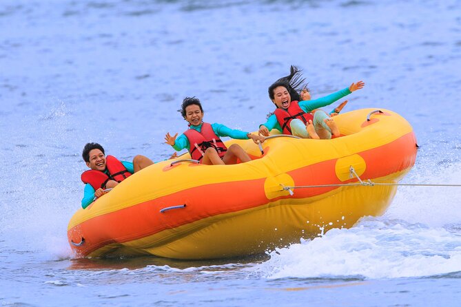 Bali Parasailing Adventure, Jet Ski, Banana Boat , Donat Boat, with Transport - Banana boat and Donat Boat rides