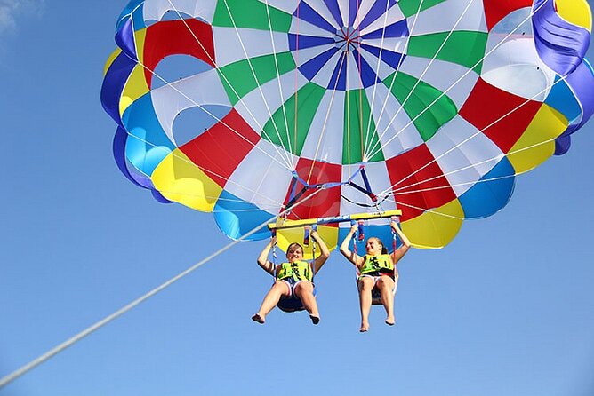 Bali Parasailing Adventure, Jet Ski, Banana Boat , Donat Boat, with Transport - What the $73 price really covers