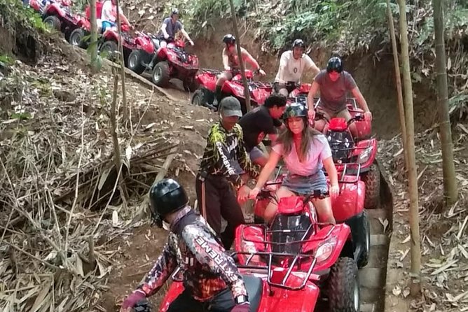 Bali Quad bike ATV passing through Waterfall, Cave & Rice fields - Photo stops without losing the action