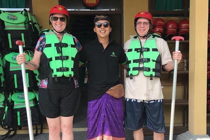 Bali Rafting Including Lunch and Transport - Rapids, river rocks, and Ubud’s high banks