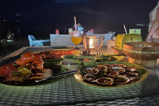 Bali Romantic Seafood Dinner under sunset jimbaran Beach - Food quality and the chili question