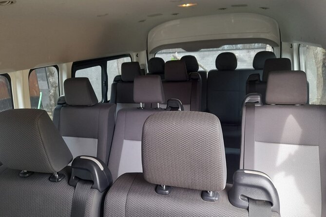 Bali Shuttle Bus Service - Inside the air-conditioned vehicle