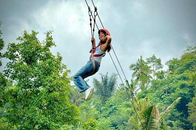 Bali Ubud Zipline, Monkey Forest and Waterfall Adventure - Entering the Sacred Monkey Forest Sanctuary