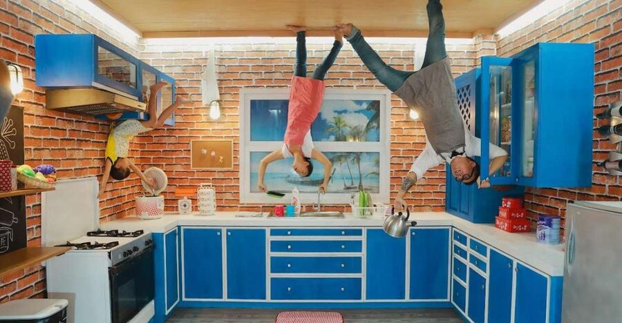 Bali: Upside Down World Admission Ticket - Bedrooms, living rooms, and camera tricks