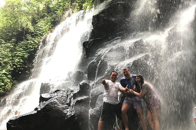 Bali Waterfall in One Day Tours, Hidden Waterfall - All Inclusive - Kanto Lampo Waterfall and its black-rock cascade