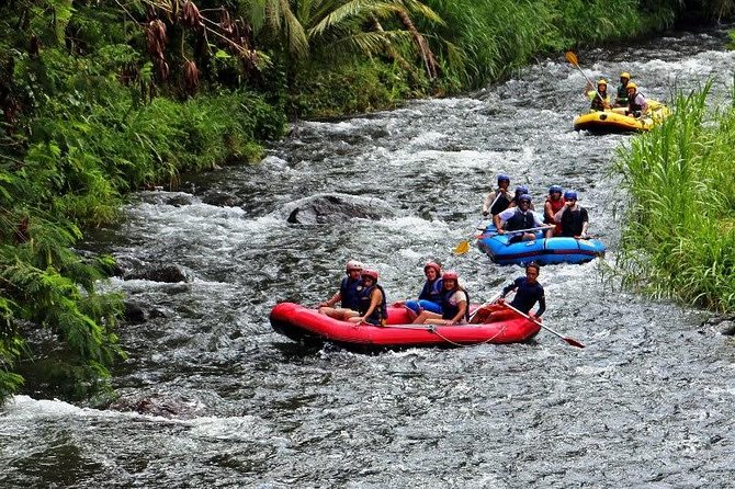 Bali White Water Rafting at Telaga Waja River - Getting ready at the Telaga Waja start point