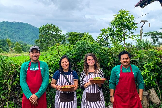 Balinese Vegan Cooking Class with Fresh Harvesting & Garden Tour - Four courses served in a rural setting