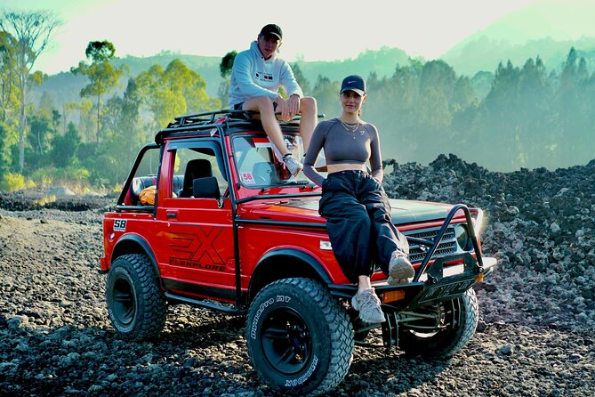 Batur Jeep Explore with Photographer - Black Lava and Black Sand After the Viewpoint