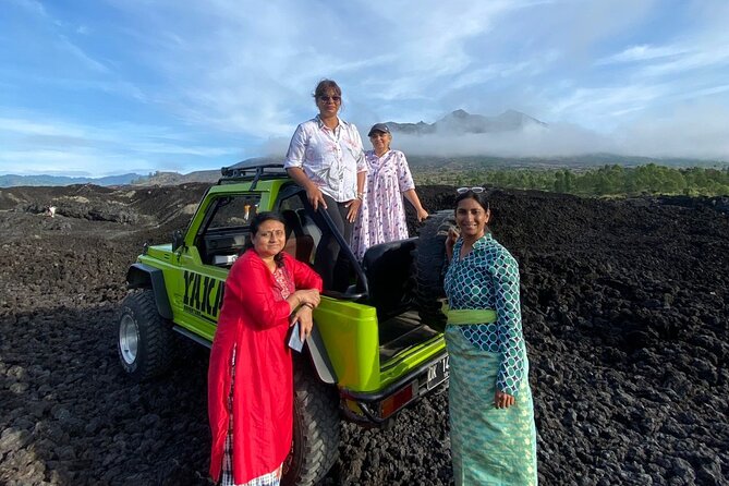 Batur Volcano Sunrise And Black Lava Jeep Adventure Tour - Riding the 4x4 jeep up Mount Batur