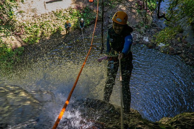 Beginner Canyoning trip in bali "Banyuwana canyon" - Rappelling, slides, jumps, and water