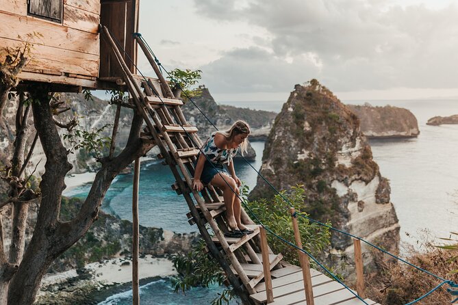 Best Iconic West and East Nusa Penida Island Tour - All Inclusive - Paluang Cliff for a different angle on Kelingking
