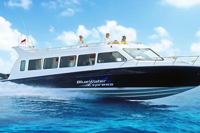 Blue Water Express Boat Transfer From Serangan Or Padang Bai To Lombok Or Vice Versa - Inside the fast boat and across the Lombok Strait